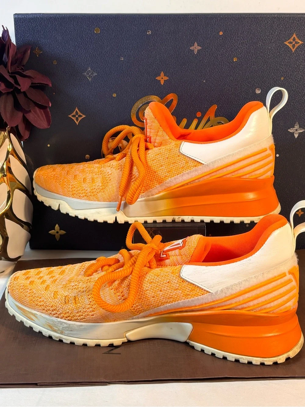 Louis Vuitton VNR Orange Sneakers